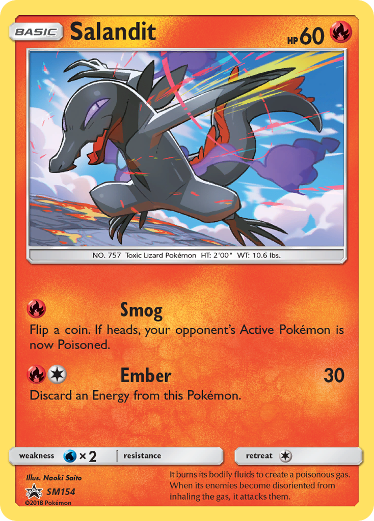 Salandit (SM154) [Sun & Moon: Black Star Promos] | Gamers Paradise