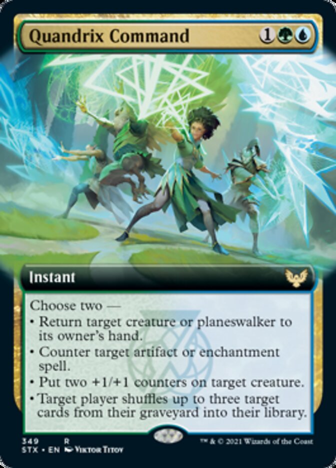 Quandrix Command (Extended Art) [Strixhaven: School of Mages] | Gamers Paradise
