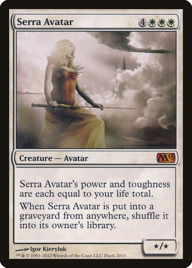 Serra Avatar (Duels of the Planeswalkers Promos) [Duels of the Planeswalkers Promos 2012] | Gamers Paradise