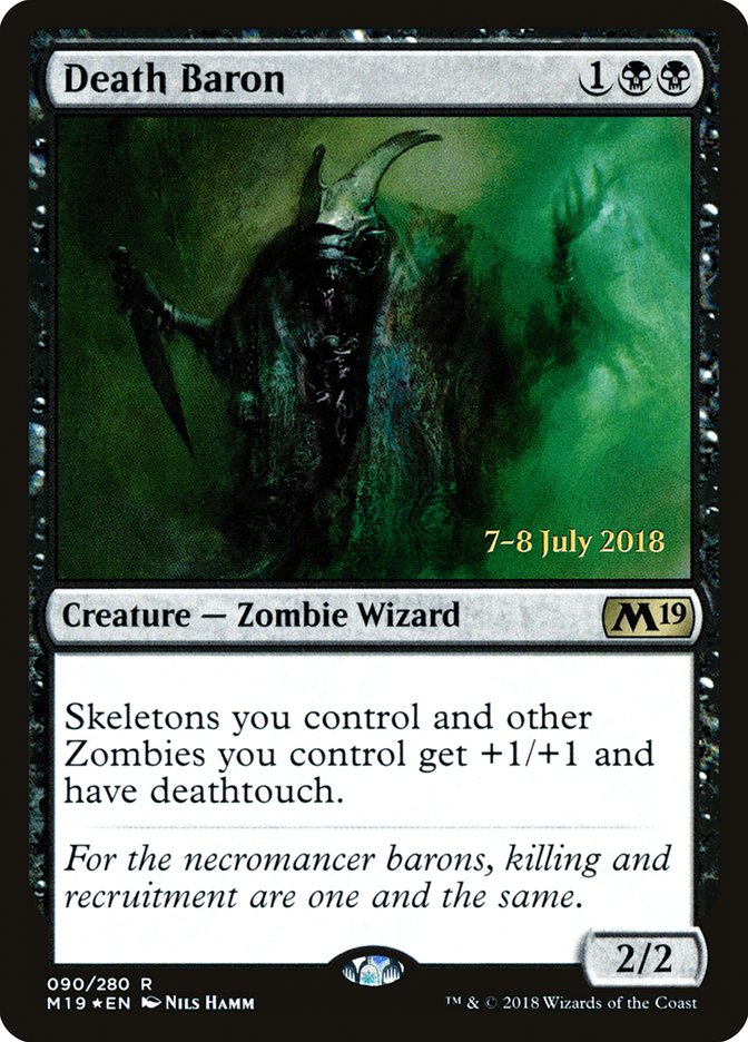 Death Baron [Core Set 2019 Prerelease Promos] | Gamers Paradise