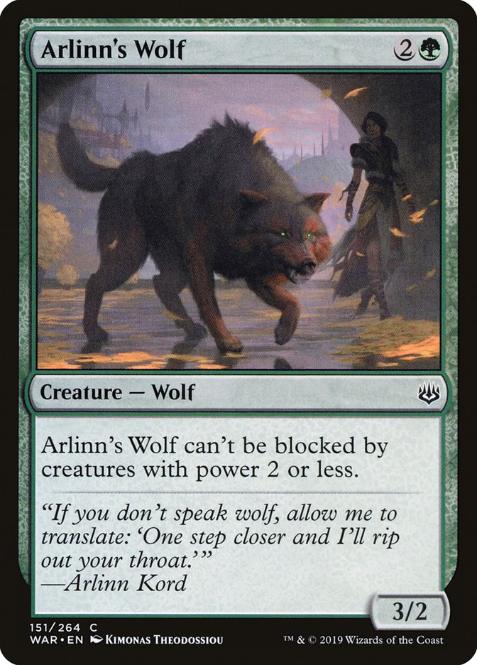Arlinn's Wolf [War of the Spark] | Gamers Paradise