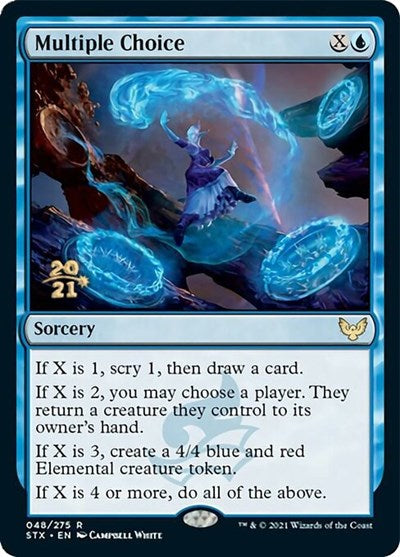 Multiple Choice [Strixhaven: School of Mages Prerelease Promos] | Gamers Paradise