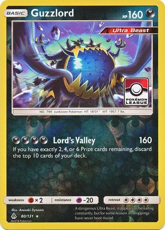 Guzzlord (80/131) (League Promo) [Sun & Moon: Forbidden Light] | Gamers Paradise