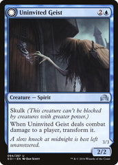 Uninvited Geist // Unimpeded Trespasser [Shadows over Innistrad] | Gamers Paradise