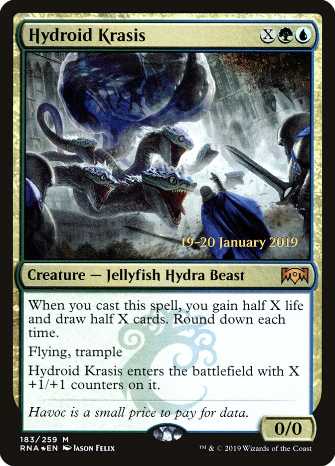 Hydroid Krasis [Ravnica Allegiance Prerelease Promos] | Gamers Paradise