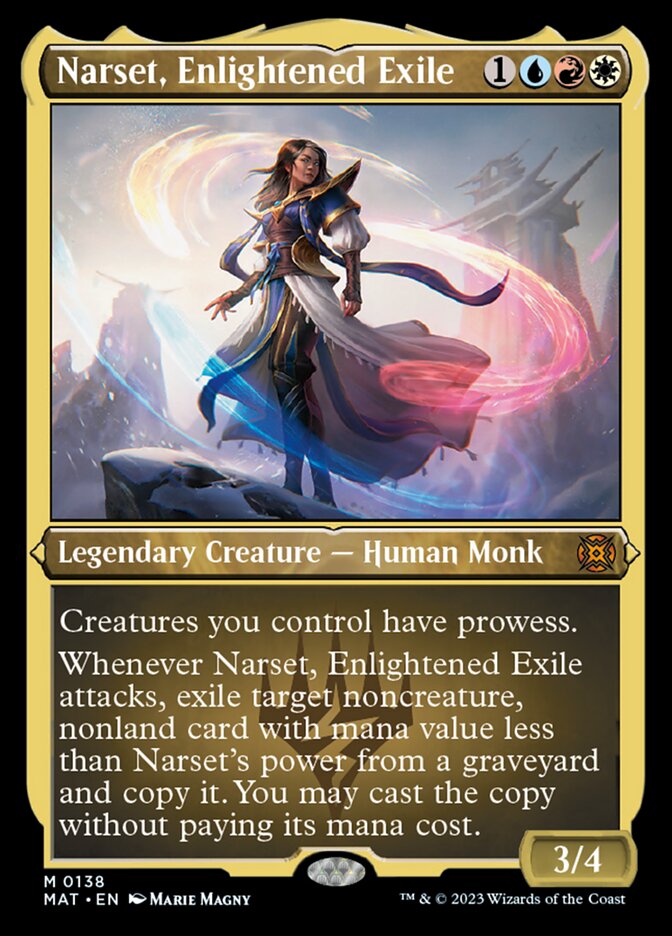 Narset, Enlightened Exile (Foil Etched) [March of the Machine: The Aftermath] | Gamers Paradise