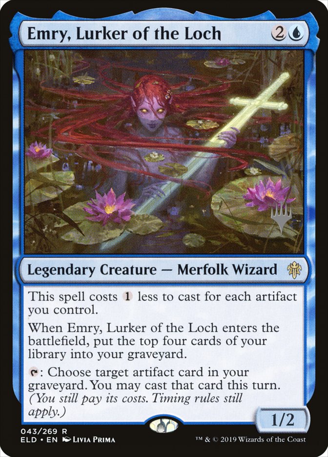 Emry, Lurker of the Loch (Promo Pack) [Throne of Eldraine Promos] | Gamers Paradise