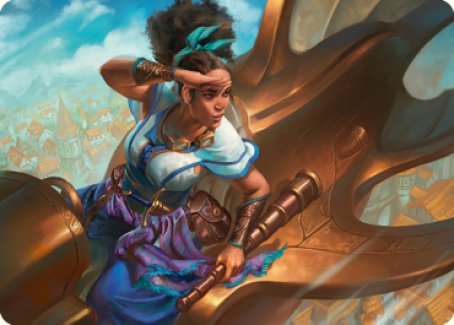 Talas Lookout Art Card [Dominaria United Art Series] | Gamers Paradise