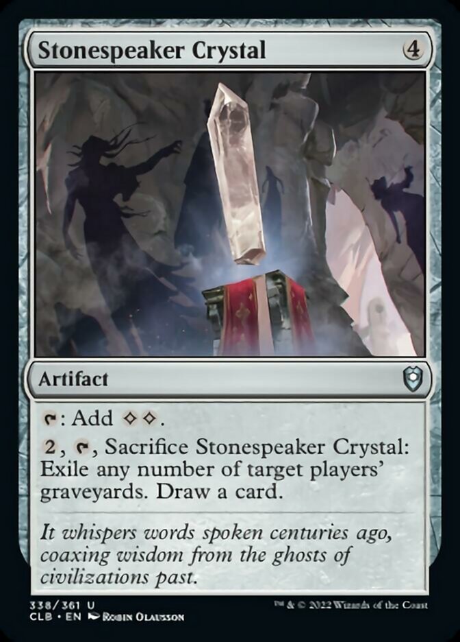 Stonespeaker Crystal [Commander Legends: Battle for Baldur's Gate] | Gamers Paradise