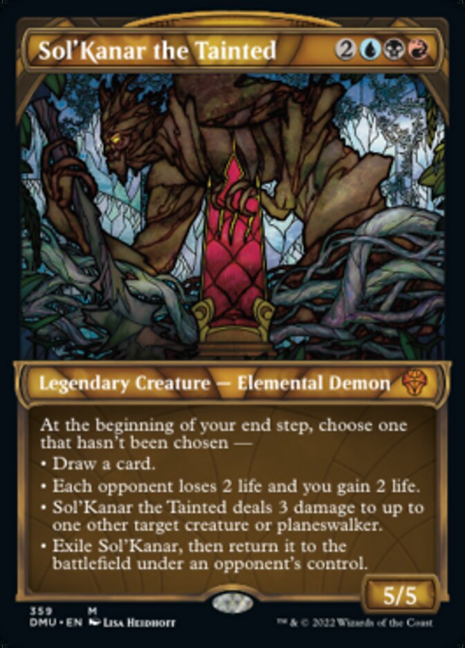 Sol'Kanar the Tainted (Showcase Textured) [Dominaria United] | Gamers Paradise