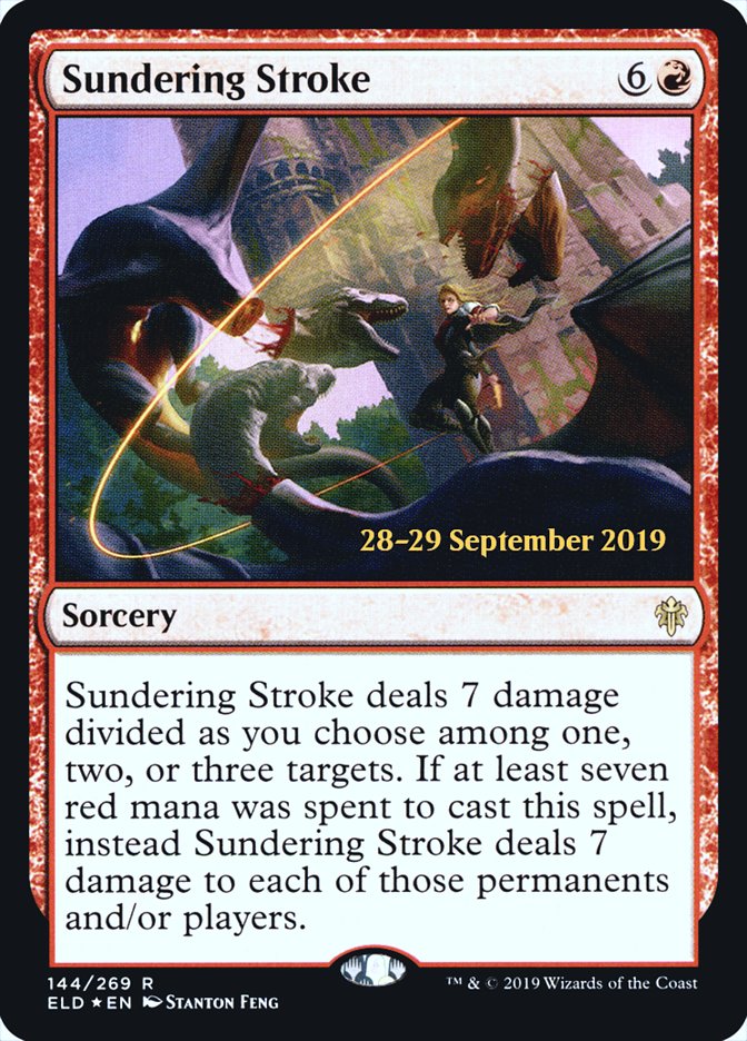 Sundering Stroke [Throne of Eldraine Prerelease Promos] | Gamers Paradise