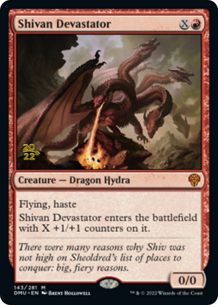 Shivan Devastator [Dominaria United Prerelease Promos] | Gamers Paradise