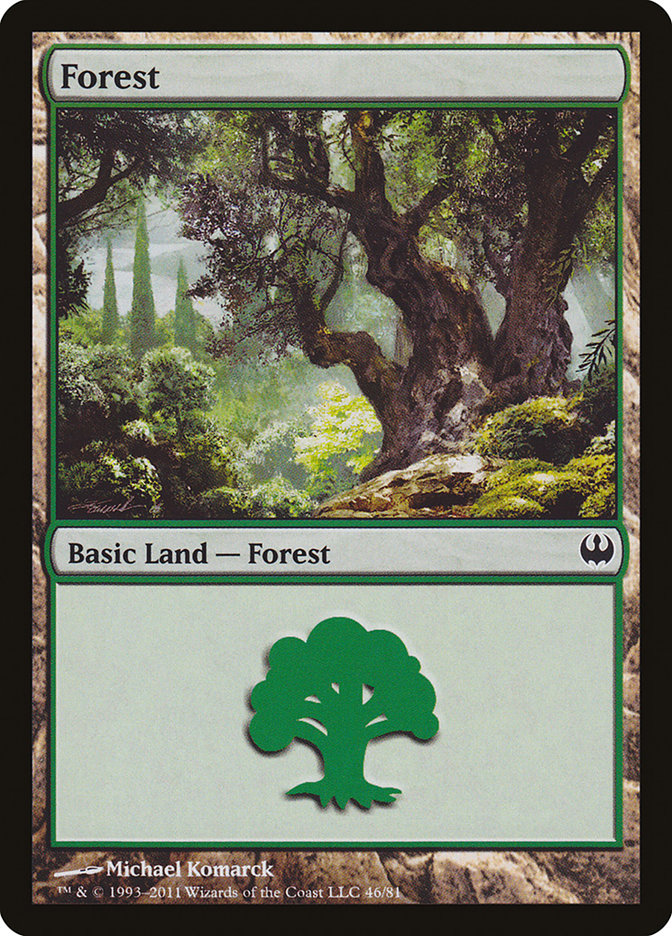 Forest (46) [Duel Decks: Knights vs. Dragons] | Gamers Paradise