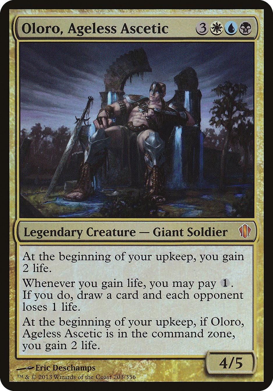 Oloro, Ageless Ascetic (Oversized) [Commander 2013 Oversized] | Gamers Paradise