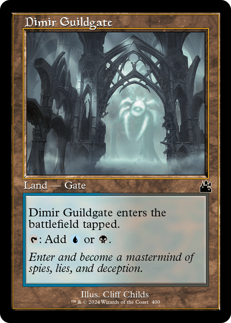 Dimir Guildgate (Retro Frame) [Ravnica Remastered] | Gamers Paradise