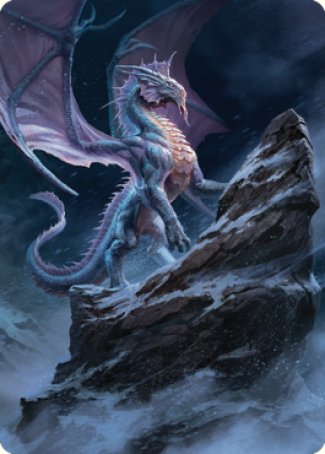 Ancient Silver Dragon Art Card (06) [Commander Legends: Battle for Baldur's Gate Art Series] | Gamers Paradise