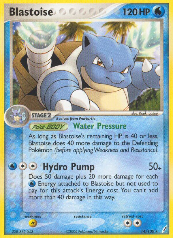 Blastoise (14/100) (Theme Deck Exclusive) [EX: Crystal Guardians] | Gamers Paradise