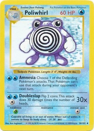 Poliwhirl (38/102) [Base Set Shadowless Unlimited] | Gamers Paradise