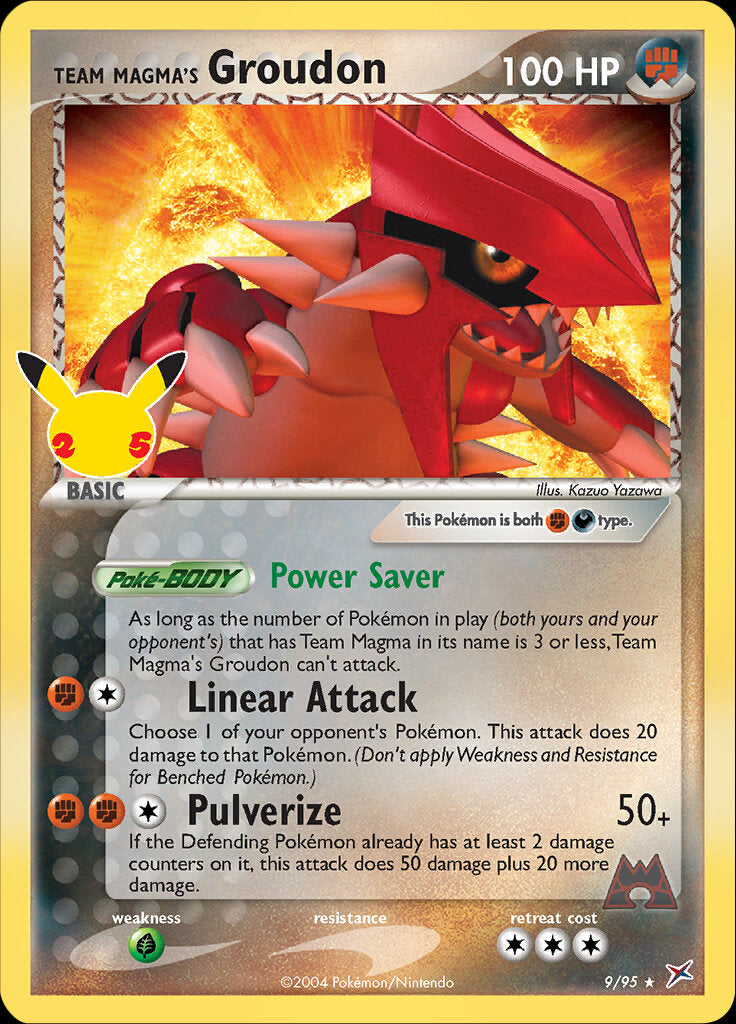 Team Magma's Groudon (9/95) [Celebrations: 25th Anniversary - Classic Collection] | Gamers Paradise