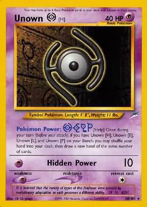 Unown [H] (28/105) [Neo Destiny Unlimited] | Gamers Paradise