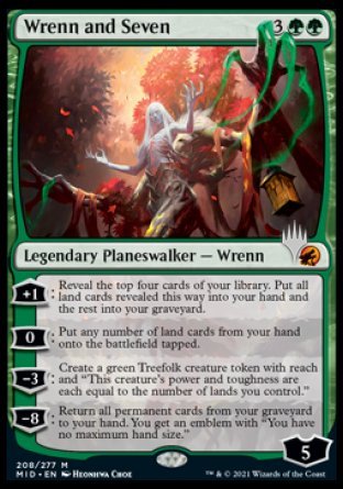 Wrenn and Seven (Promo Pack) [Innistrad: Midnight Hunt Promos] | Gamers Paradise