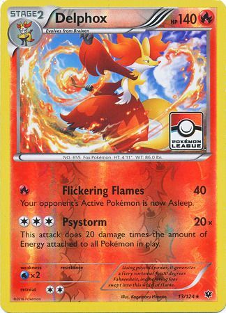 Delphox (13/124) (League Promo) [XY: Fates Collide] | Gamers Paradise