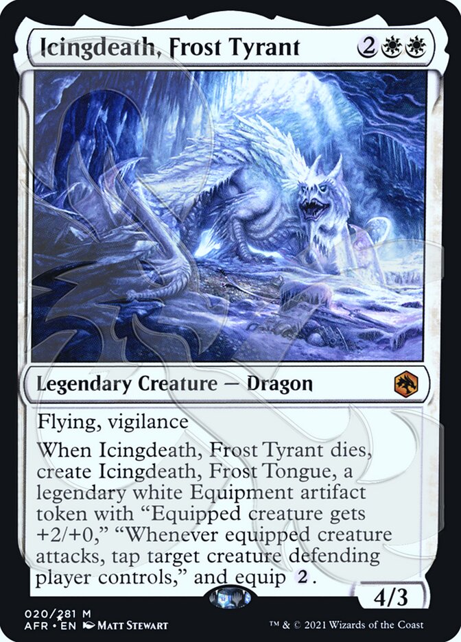 Icingdeath, Frost Tyrant (Ampersand Promo) [Dungeons & Dragons: Adventures in the Forgotten Realms Promos] | Gamers Paradise