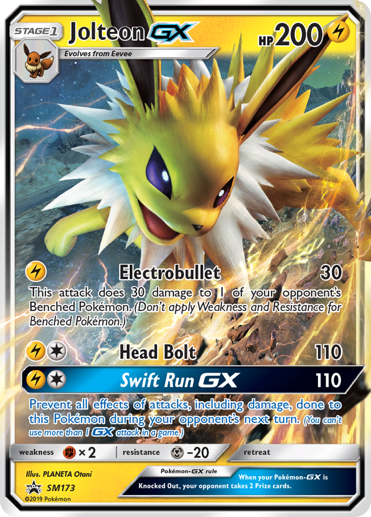 Jolteon GX (SM173) [Sun & Moon: Black Star Promos] | Gamers Paradise