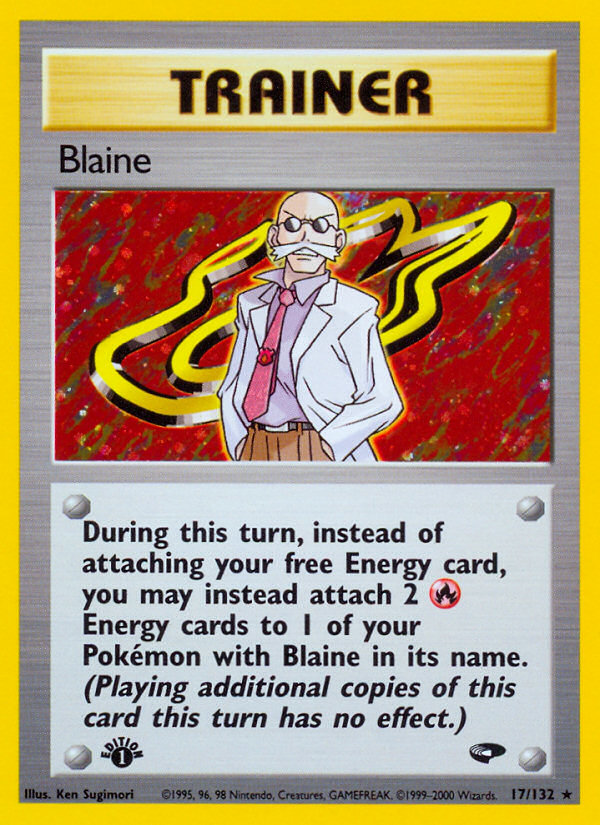 Blaine (17/132) [Gym Challenge 1st Edition] | Gamers Paradise