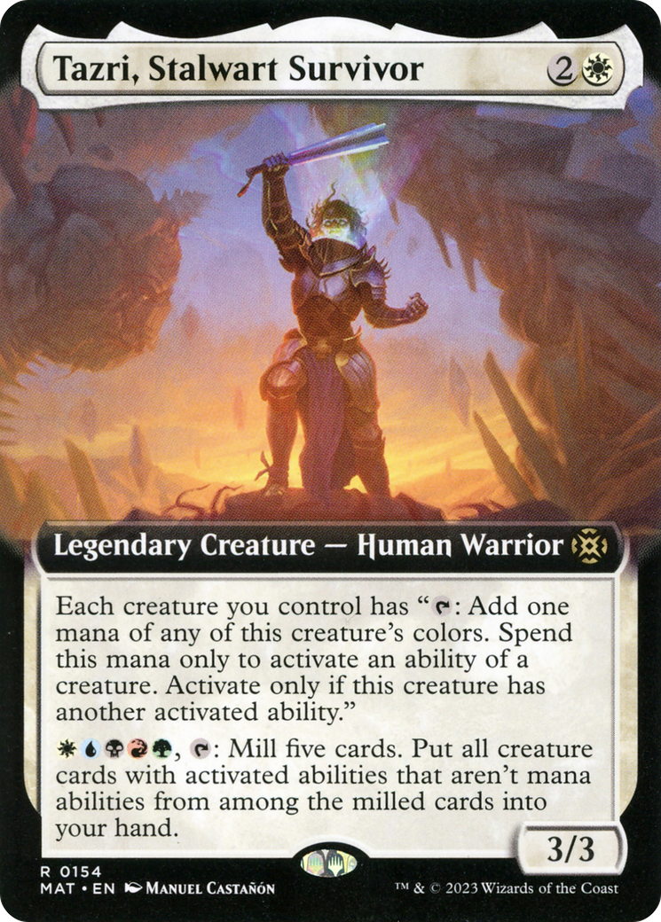 Tazri, Stalwart Survivor (Extended Art) [March of the Machine: The Aftermath] | Gamers Paradise