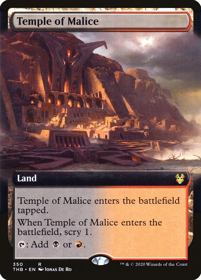 Temple of Malice (Extended Art) [Theros Beyond Death] | Gamers Paradise