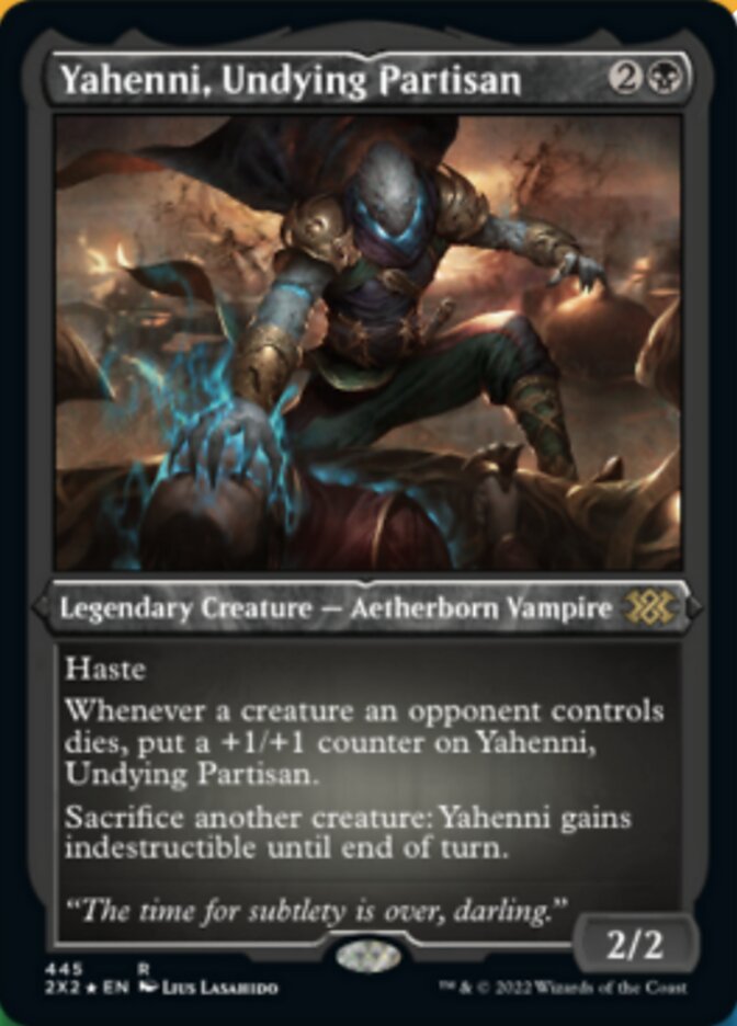 Yahenni, Undying Partisan (Foil Etched) [Double Masters 2022] | Gamers Paradise