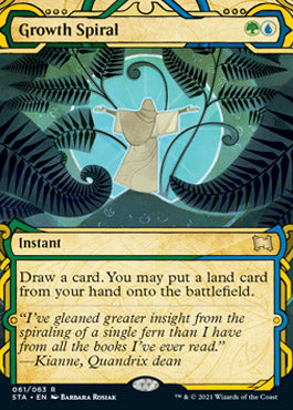 Growth Spiral (Foil Etched) [Strixhaven: School of Mages Mystical Archive] | Gamers Paradise