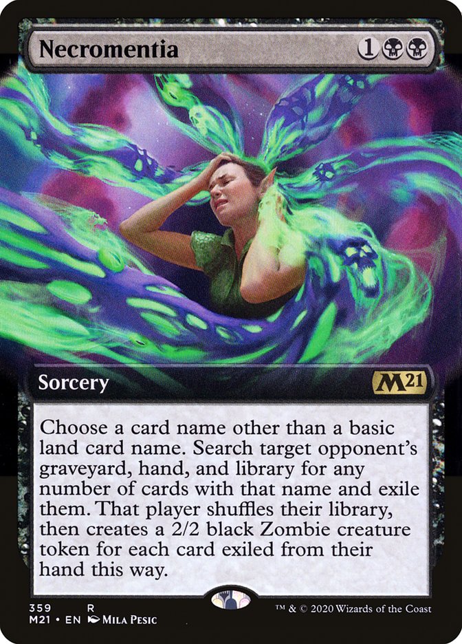 Necromentia (Extended Art) [Core Set 2021] | Gamers Paradise