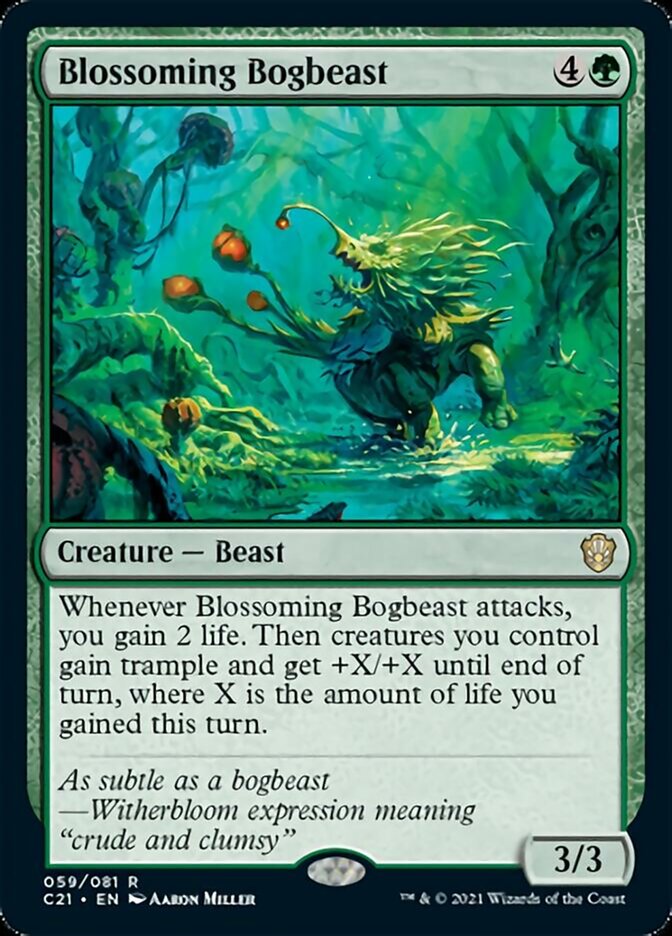 Blossoming Bogbeast [Commander 2021] | Gamers Paradise