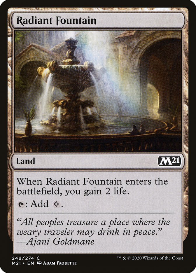 Radiant Fountain [Core Set 2021] | Gamers Paradise