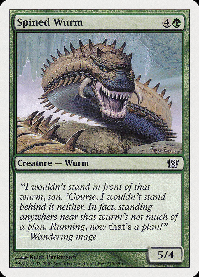 Spined Wurm [Eighth Edition] | Gamers Paradise