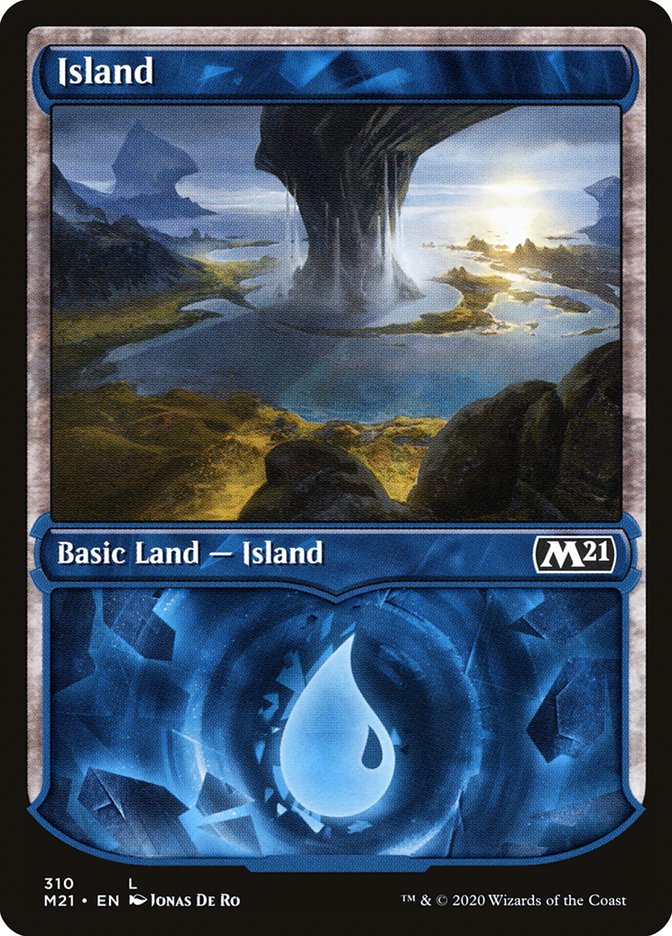 Island (310) (Showcase) [Core Set 2021] | Gamers Paradise