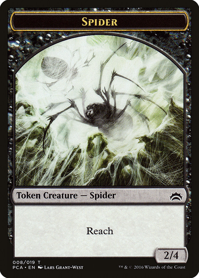 Spider // Saproling Double-Sided Token [Planechase Anthology Tokens] | Gamers Paradise