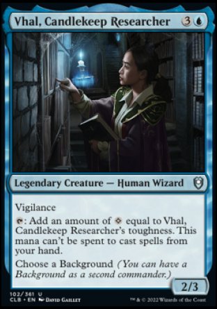 Vhal, Candlekeep Researcher [Commander Legends: Battle for Baldur's Gate] | Gamers Paradise