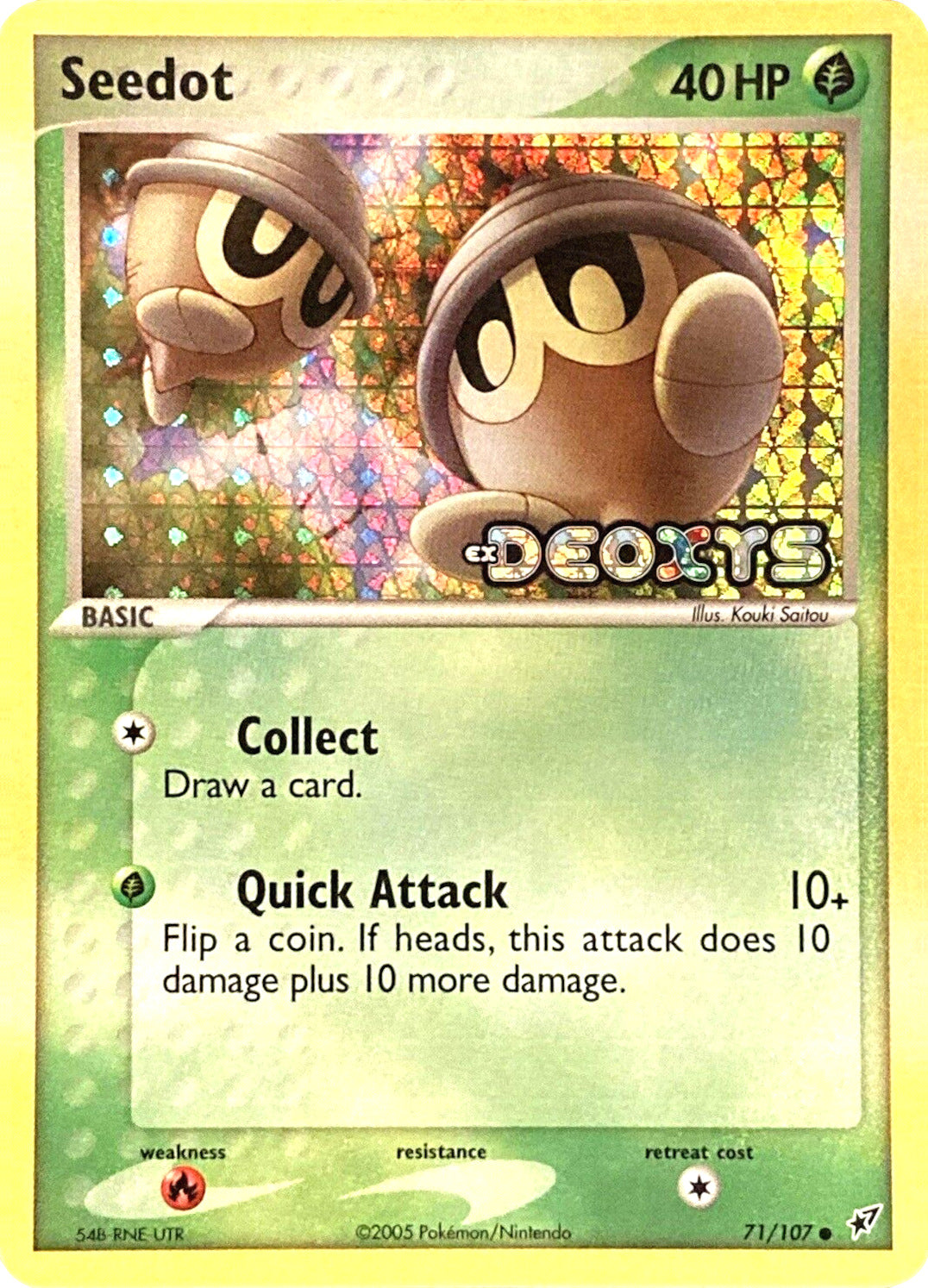 Seedot (71/107) (Stamped) [EX: Deoxys] | Gamers Paradise