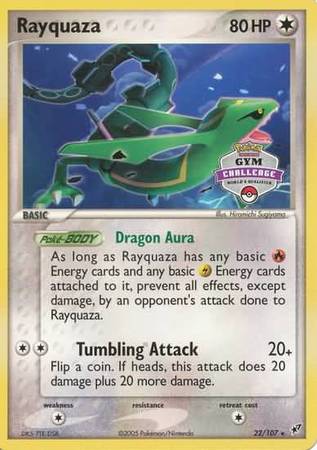 Rayquaza (22/107) (Gym Challenge Promo) [EX: Deoxys] | Gamers Paradise