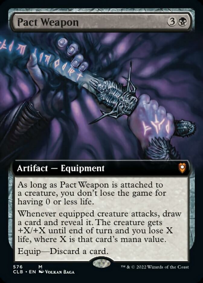 Pact Weapon (Extended Art) [Commander Legends: Battle for Baldur's Gate] | Gamers Paradise