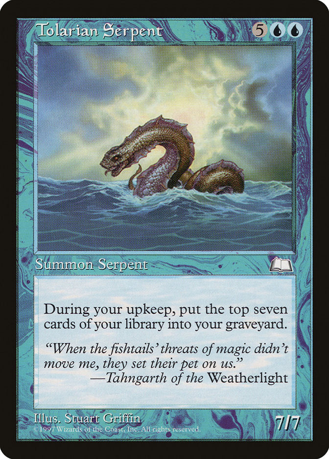 Tolarian Serpent [Weatherlight] | Gamers Paradise