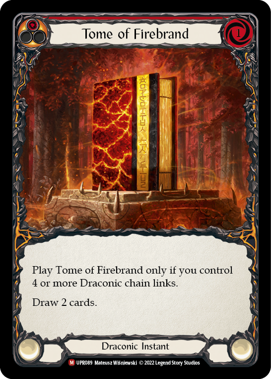 Tome of Firebrand [UPR089] (Uprising)  Rainbow Foil | Gamers Paradise