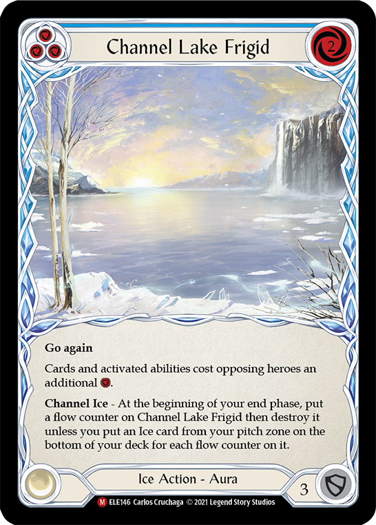 Channel Lake Frigid [ELE146] (Tales of Aria)  1st Edition Rainbow Foil | Gamers Paradise