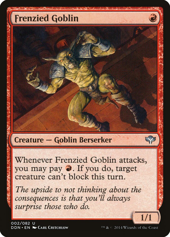 Frenzied Goblin [Duel Decks: Speed vs. Cunning] | Gamers Paradise