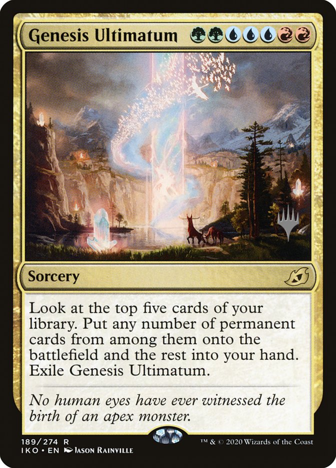 Genesis Ultimatum (Promo Pack) [Ikoria: Lair of Behemoths Promos] | Gamers Paradise