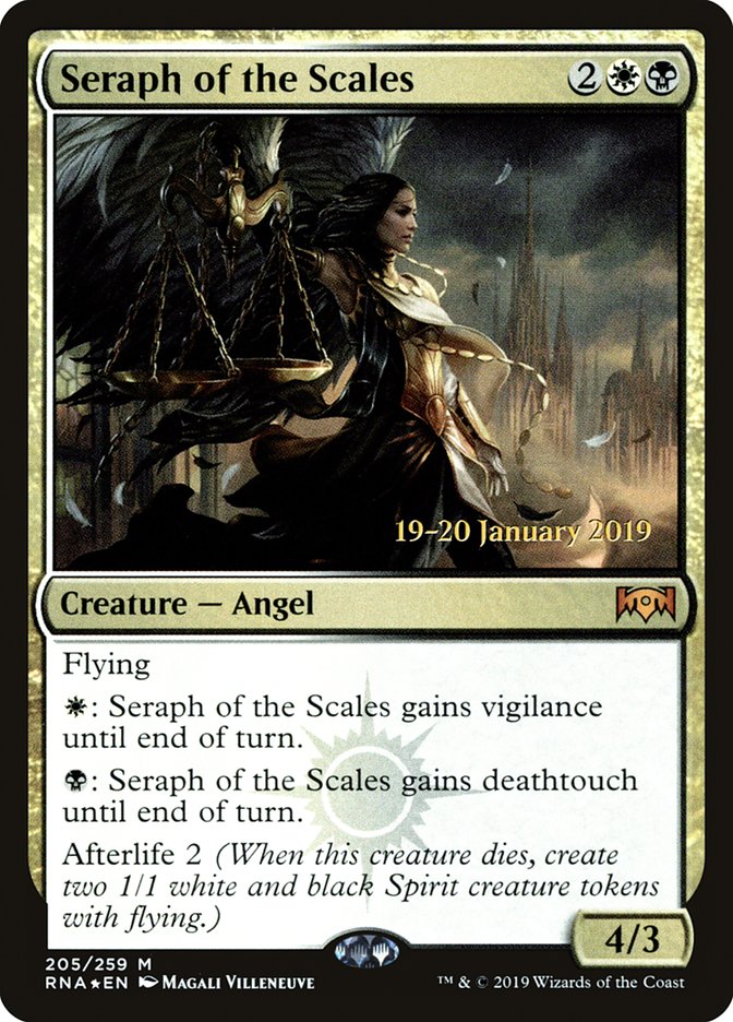 Seraph of the Scales [Ravnica Allegiance Prerelease Promos] | Gamers Paradise