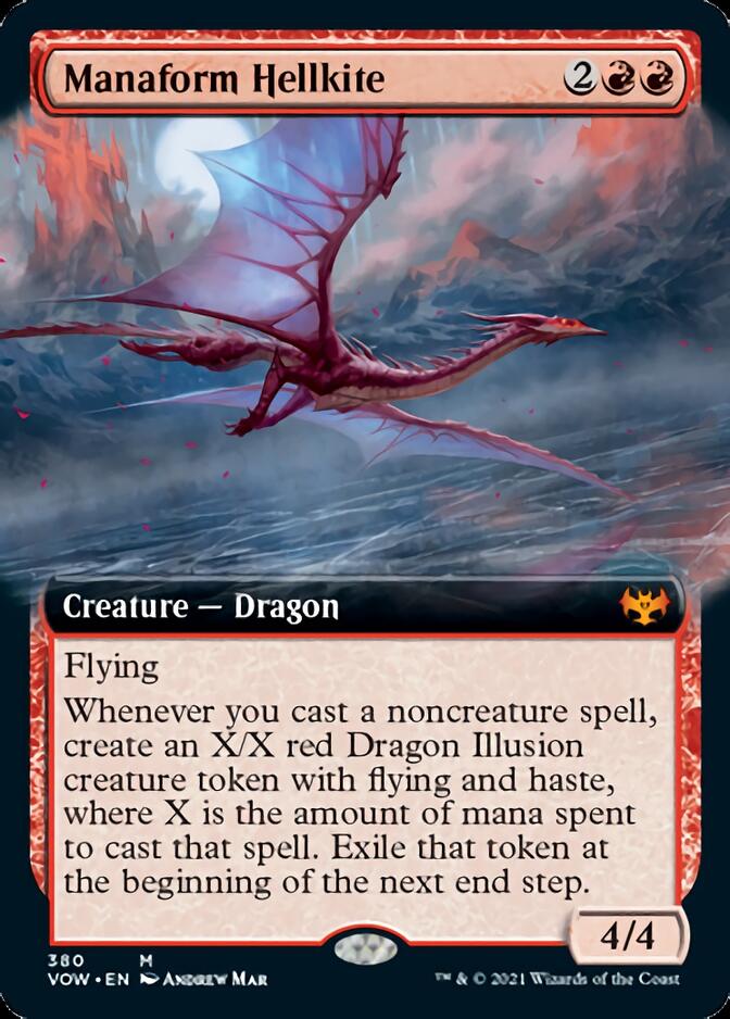 Manaform Hellkite (Extended Art) [Innistrad: Crimson Vow] | Gamers Paradise